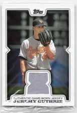 2008 Topps Updates & Highlights #RR-JG Jeremy Guthrie Relics - Factory Sealed