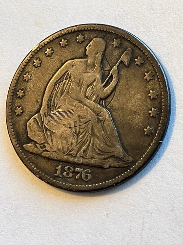 1876-P Seated Liberty Half Dollar — photo from another recent sale