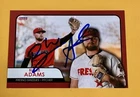 Blake Adams SIGNED 2023 Choice Fresno Grizzlies #01 RC Auto Colorado Rockies