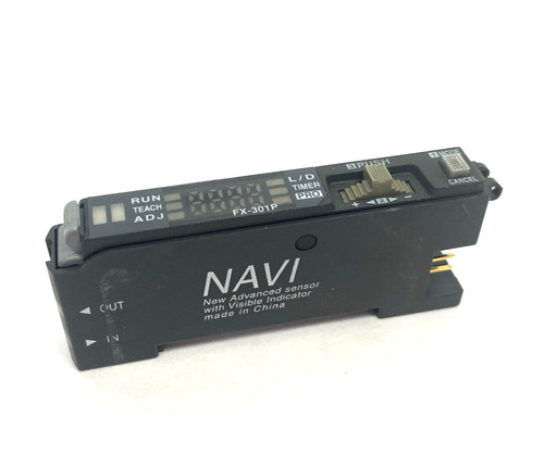Panasonic SunX FX-301P Digital Fiber Amplifier Main Unit MISSING COVER
