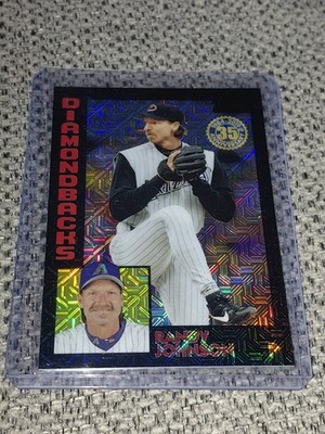 Randy Johnson /199 2019 Topps Update Silver Pack 84 Black Refractor 