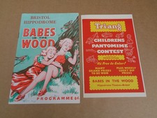 Max Wall - Babes In The Wood - 1953 Bristol Panto Programme + Tri-ang Flyer