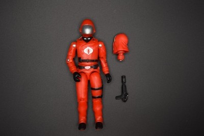 Gi Joe Custom Black Major Cobra Commander Red