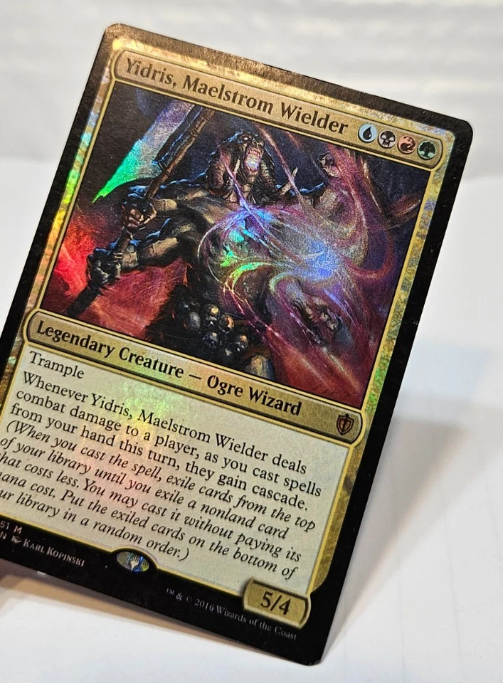 FOIL Yidris, Maelstrom Wielder Commander 2016 MTG Magic The Gathering 371 - Image 4 of 4