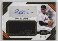 2025 Topps Tier One Auto Jumbo Relic /75 Tom Glavine #AJR-TG Auto HOF