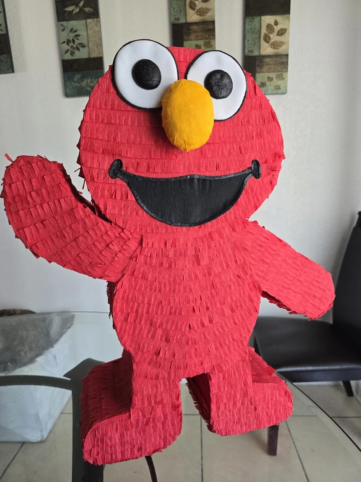 piñata elmo de plaza sésamo Foto 3 de 4
