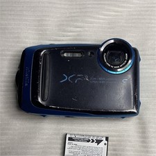 Fujifilm Finepix XP120 Waterproof Digital Camera 5x Zoom Blue/Black with Battery