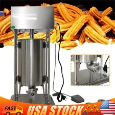Commercial Vertical Electric Spanish Donuts Churrera Churros Maker Machine 15L