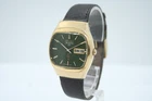 [EXC+3] Vintage SEIKO GT Quartz  0823-5020 Day/Date Green Dial Mens