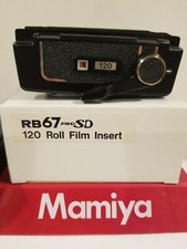 Mamiya RB PRO-SD 120 6x7 FILM INSERT   NEW IN PROTECTIVE CASE AND BOX  