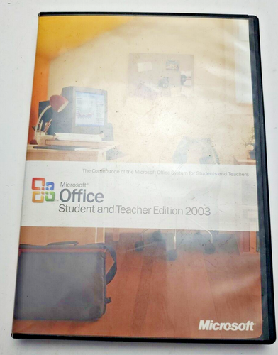 Microsoft Office Student and Teacher Edition 2003 Word Excel - Afbeelding 1 van 2