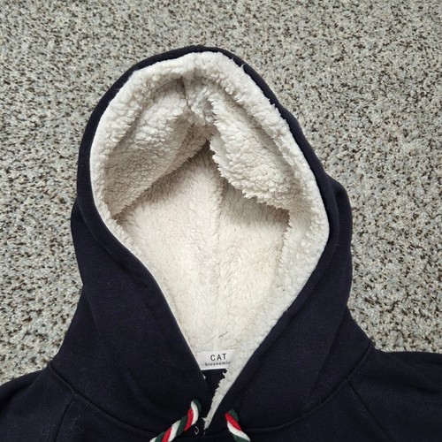 CAT blossoming Bunny Rabbit Ears Hooded Cape Poncho Sherpa Trim Kids - Picture 6 of 10