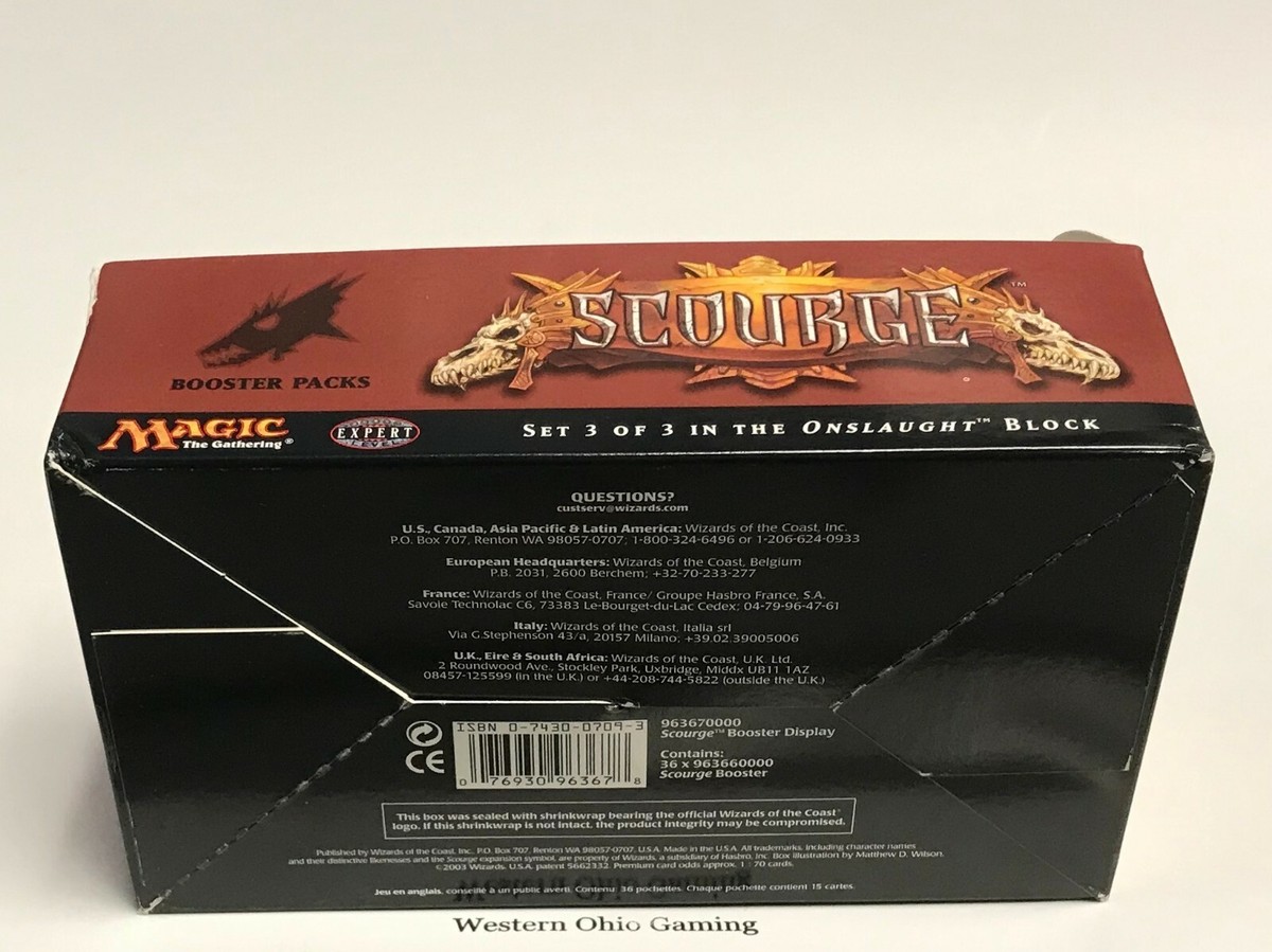Magic the Gathering EMPTY Scourge Booster Box READ USED MTG TCG