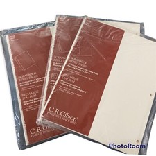 C.R. Gibson Scrapbook Refill Pages K026 - Lot Of 3 30-Packs 120 Matte Sheets
