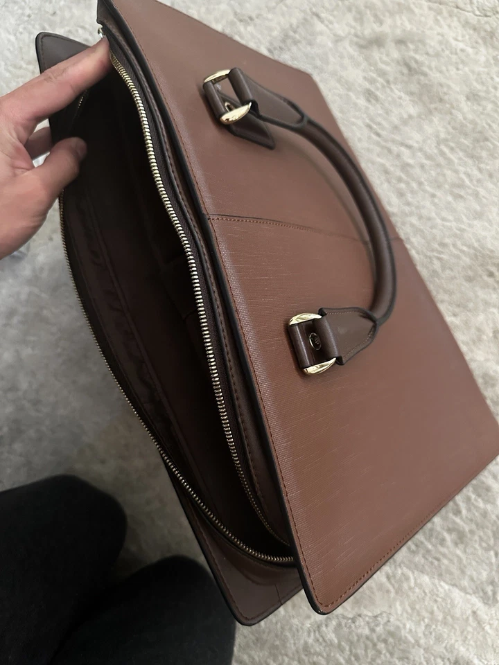 NUEVO BOSTANTEN Maletín de Cuero Bolso para Laptop para Hombres/Mujeres Precio de venta sugerido por el fabricante = $179.99 Foto 4 de 4