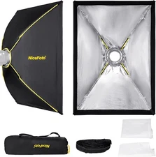NiceFoto Rectangular Softbox 70x100cm Quick Set-up ES710 Light Modifier Diffuser
