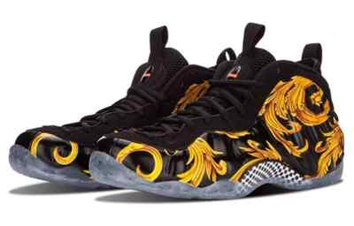 k*h様 超希少 Nike AirFoamposite One Supreme Nike Air Foamposite One Supreme Black Gold 652792-001 US Men's