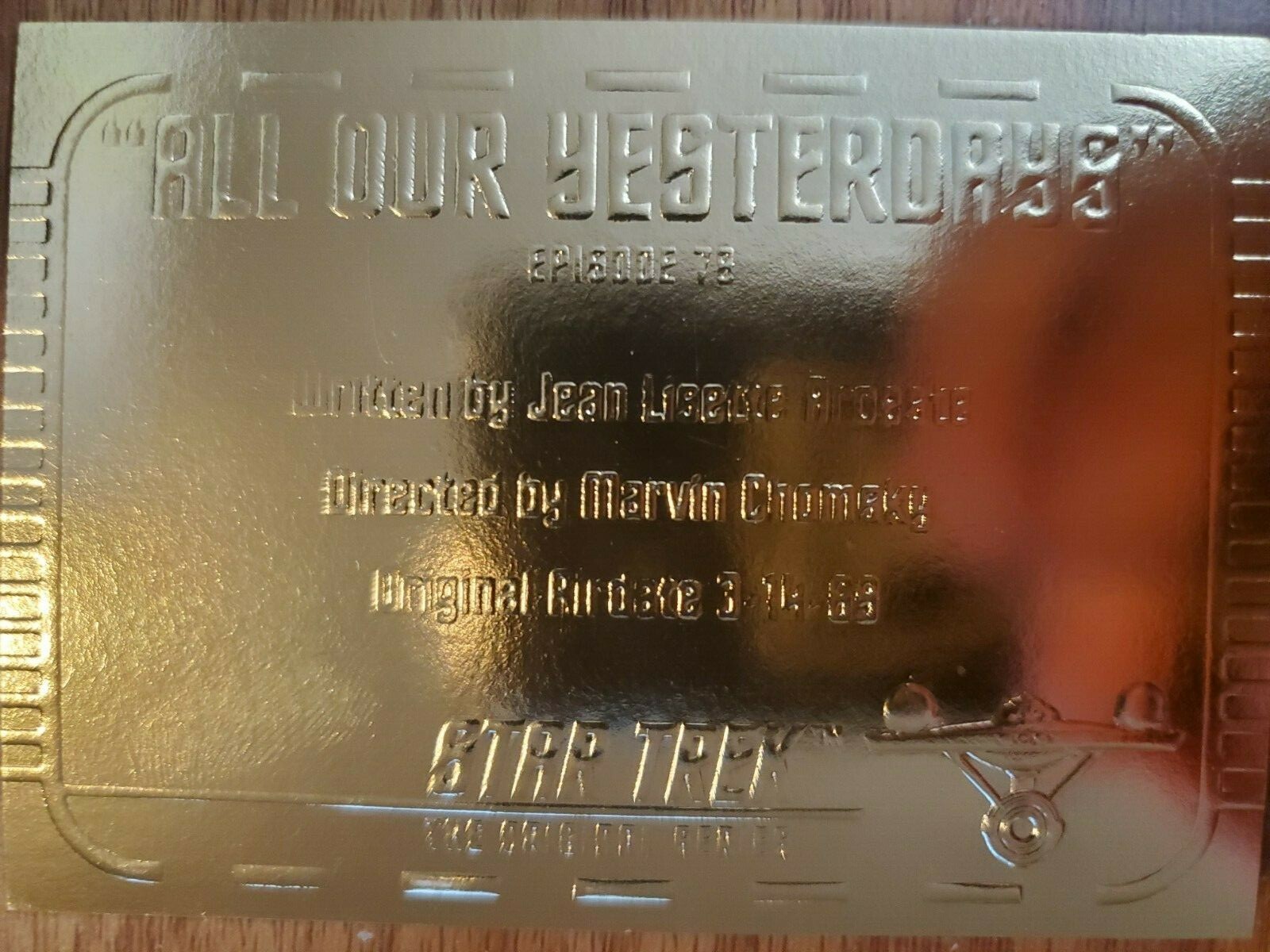 1999 Skybox Star Trek The Original Series TOS Season 3 HITS INSERTS *Pick Card* - Picture 4 of 4