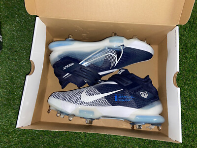 Nike Force Zoom Mike Trout 7 Baseball Cleats Blue/White Size  display picture 1