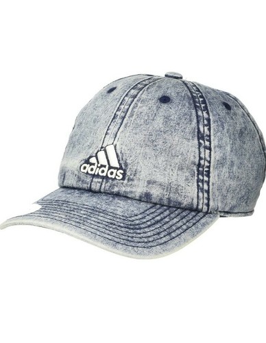 Relaxed Adjustable Cap Hat ,Denim Wash 