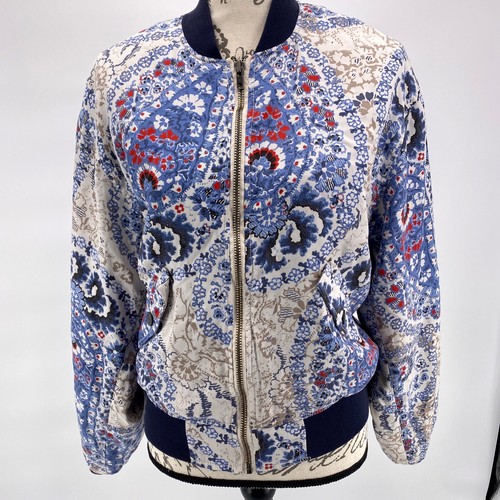 Free People Womens Quilted Bomber 