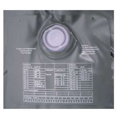Wasserbettmatratze ABBCO KUSS Mono Mesamoll II - Wasserkern - alle Größen F0-F8