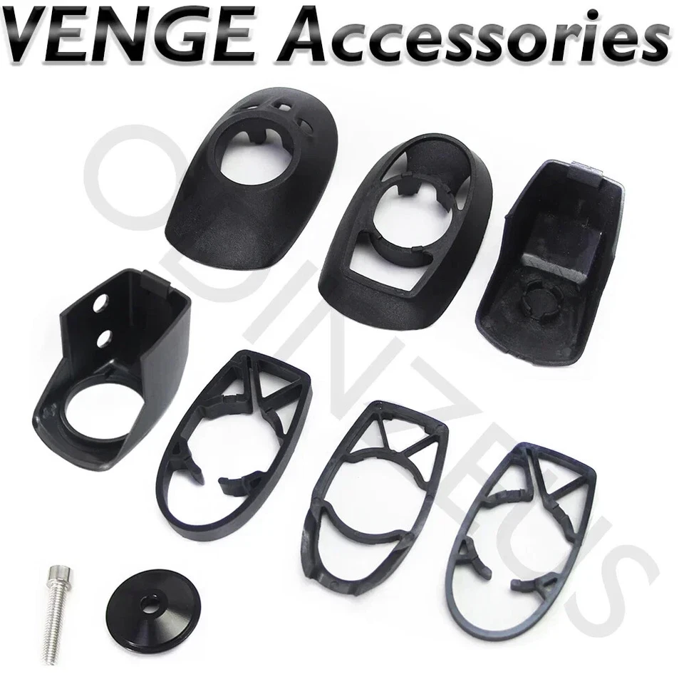 Carbon Fiber Road Bike Handlebar 400/420/440mm with Computer Stand 90-110mm Stem - Image 4 of 4