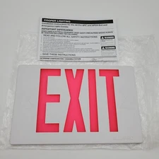 Cooper Lighting All-Pro APC APCH Thermoplastic - Replacement Exit Faceplate Only