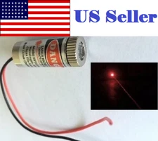 Adjustable Red 5mW 650nm Dot Laser Module Focus Laser Head