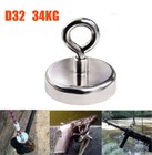 2 PC Pack Hanger Hold Heavy Duty Magnetic Hooks Neodymium Strong Magnet Set UK