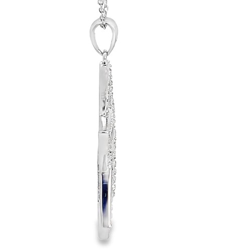 Großer Davidstern CZ Anhänger Damen 925 Sterling Silber - Bild 4 von 6