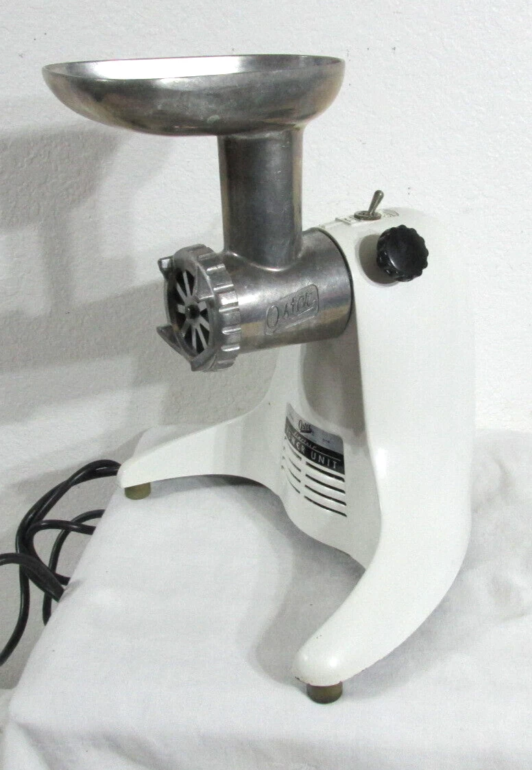 Oster Model 516 Electric Power Unit Meat Grinder Vintage 60s Country Kitchen