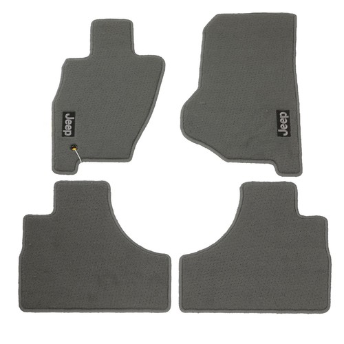0507 JEEP LIBERTY SLATE GRAY CARPET FLOOR MATS SET OF 4 NEW MOPAR