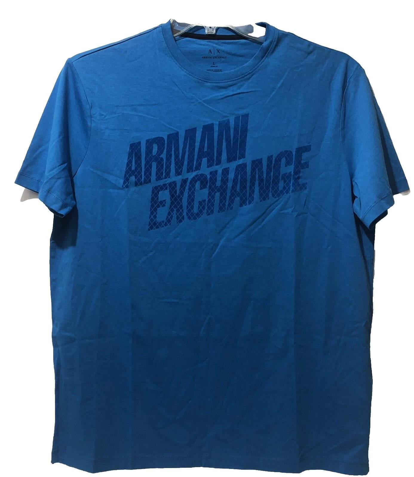 Armani Exchange Cotton Solid T-Shirts for Men