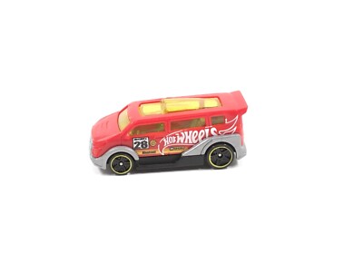 Hot Wheels FAN STANDS Design SPEEDBOX red/gray/black; yellow rim pr5 LOOSE