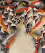 The War : 1914 : Heinrich Davringhausen : Archival Quality Art Print