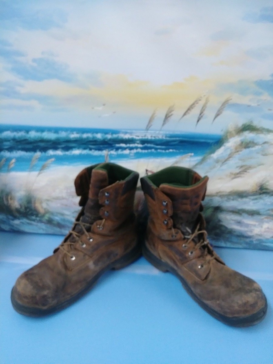 Red Wing MENS Brown Leather Work Boots Electrical Hazard  display picture 1