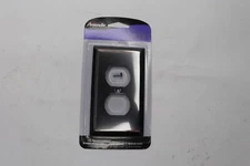 Amerelle Century Wallplate 1 Duplex Aged Bronze Steel 163DDB