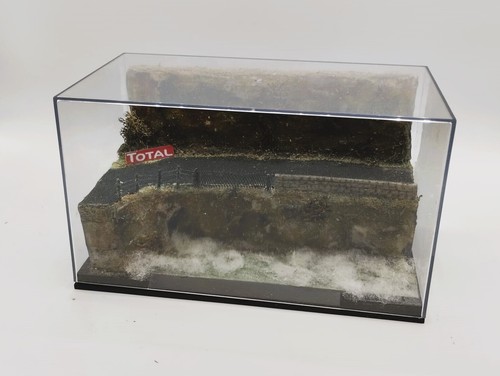 1/64 DIORAMA TRAMO ASFALTO RALLYE MONTE CARLO 19,50x10,50x h:11,50 cm. + VITRINA - Picture 2 of 6