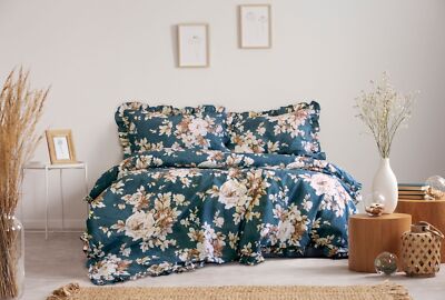 Ardor AYLA Ruffled Edge Quilt Cover Set
