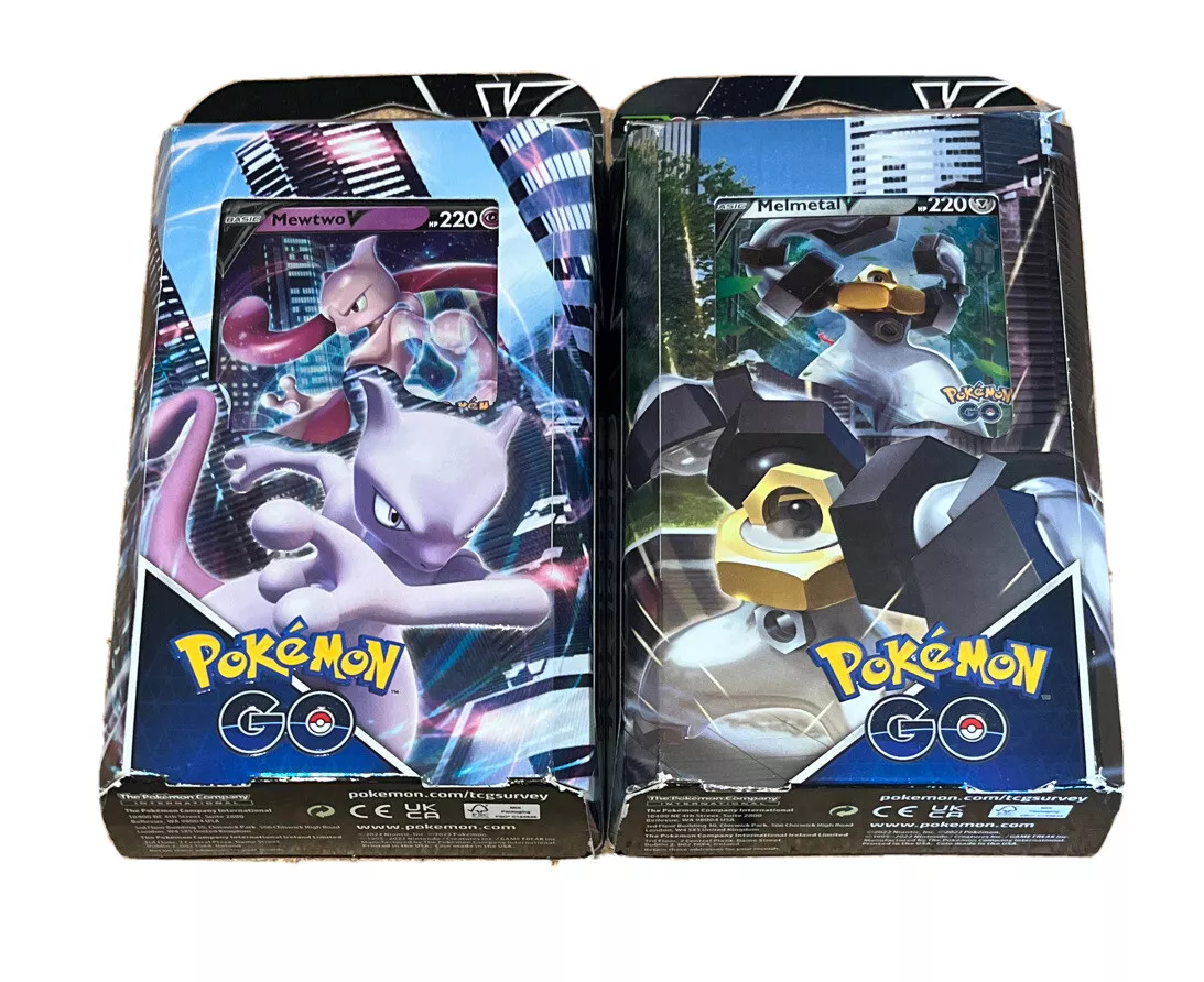  Pokémon TCG Pokémon GO Mewtwo V Battle Deck (60 Cards, Ready to  Play) : Toys & Games