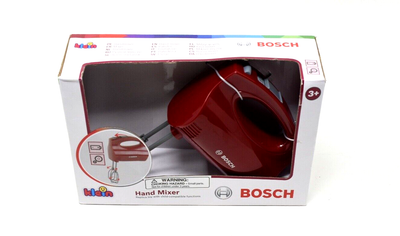 Bosch Theo Klein Red Hand Mixer Childrens Preschool Pretend Role  