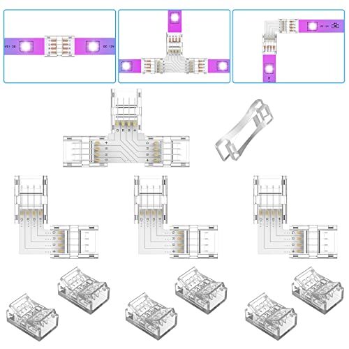 REDTRON Kit Connettori 4 Pin per LED RGB: Upgrade per Smart Home