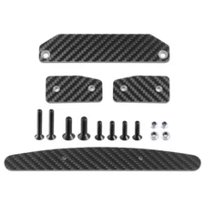 4-Pcs Carbon Fiber Side Skid Plate Chassis for 1/7 Arrma Felony Infraction
