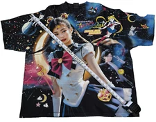 Jennie Blackpink AOP shirt 2XL sailor moon Jennie Kim
