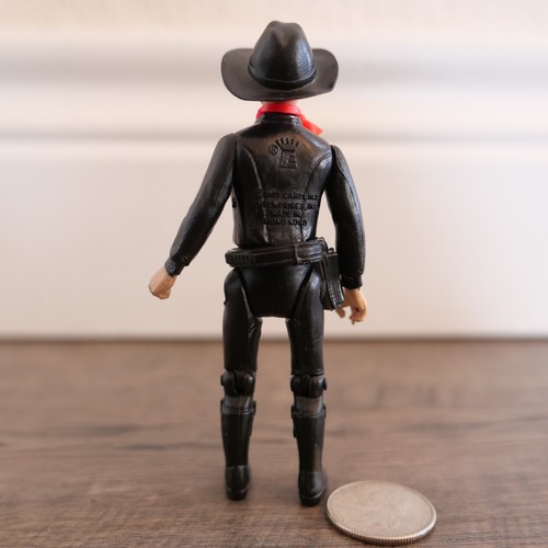 Jesse James Action Figure Excel Toy 1975 Legends of West Black w/ Hat !!! - Picture 2 of 2