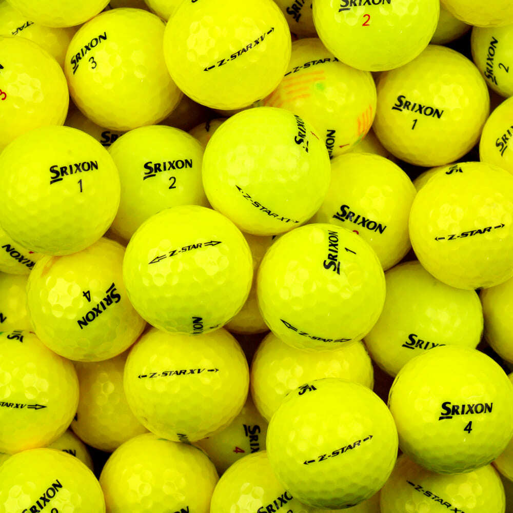 Srixon Z-Star Yellow Golf Balls Grade A & Grade B Lake Balls