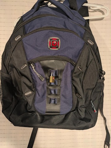 Swiss Gear Wenger Granite 16 " Laptop Backpack w/Tablet Pocket - Blue/Black - Picture 2 of 13