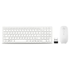 GUIHENG WIRELESS KEYBOARD AND MOUSE COMBO GHKM09-01 - WHITE