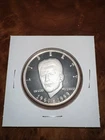 Rare 1960-1999 John F Kennedy JFK Jr USA Salutes You. .999 Silver Round/ Medal